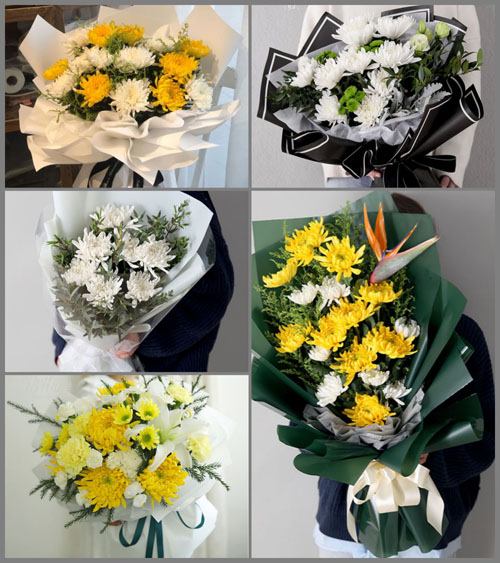 浙江省绍兴诸暨市浣东街道萝山新村白事花束代送